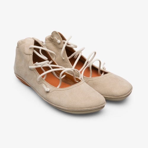 Camper Right Ankle Boots Beige - Womens Singapore AARMXV-107